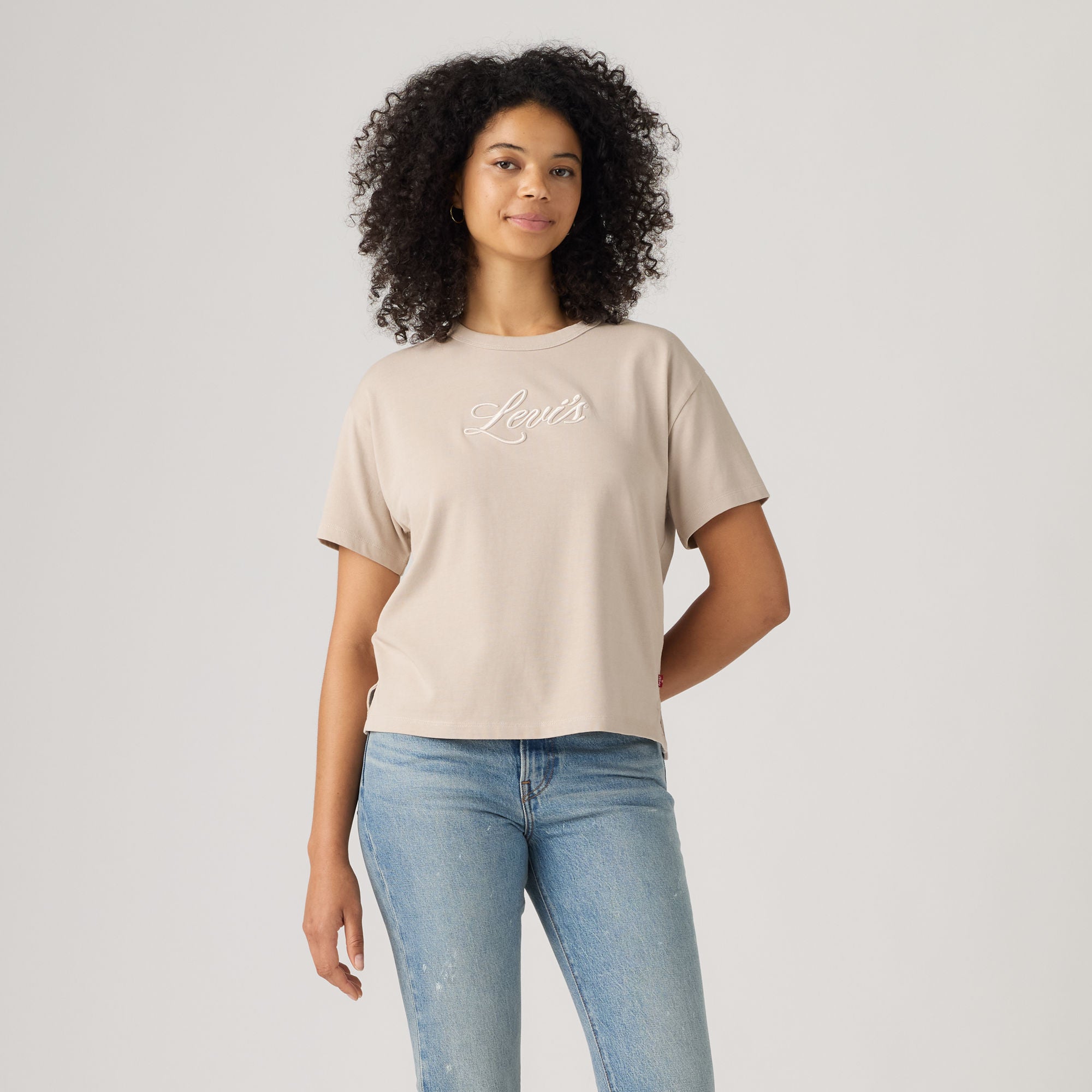 LEVI'S® WOMEN'S GRAPHIC VINTAGE SHORT-SLEEVE TEE - NEUTRAL