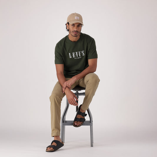 LEVI'S® MEN'S RELAXED SHORT SLEEVE GRAPHIC T-SHIRT - GREEN