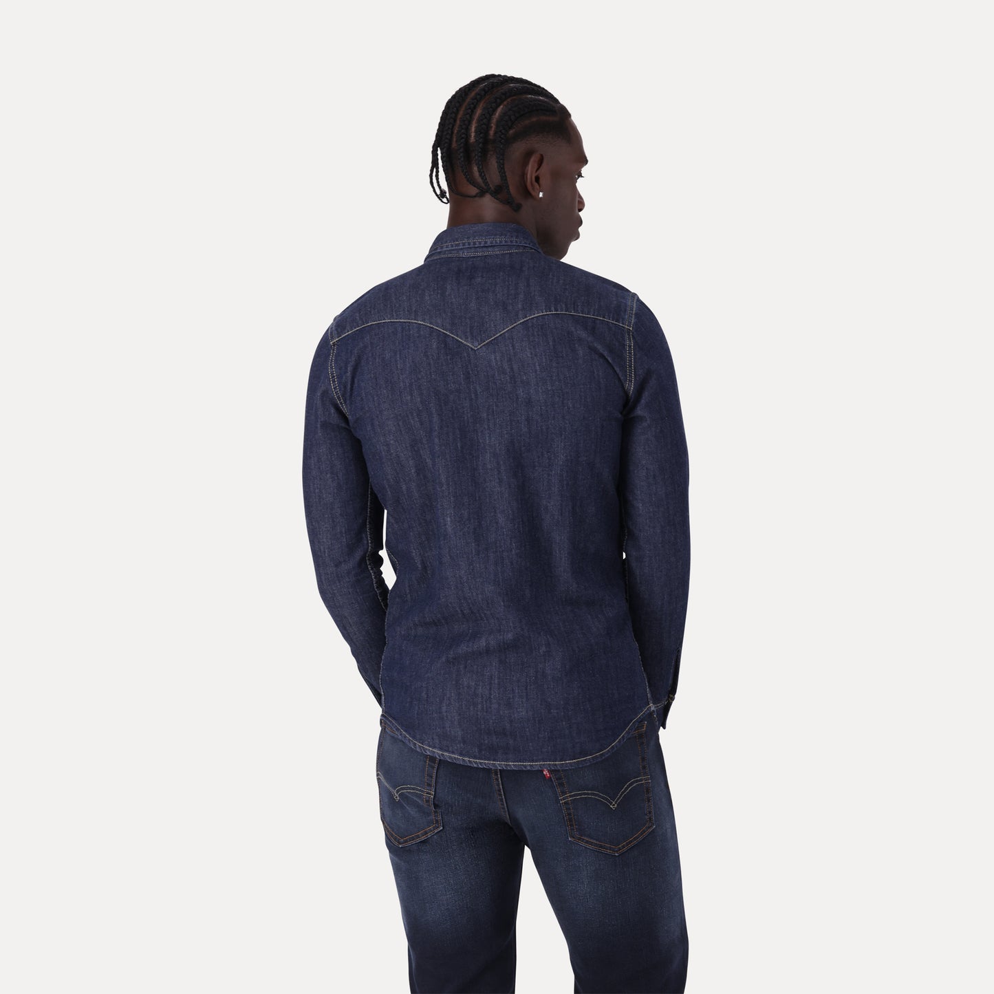 LEVI'S® MEN'S CLASSIC STANDARD FIT WESTERN SHIRT - BLUE