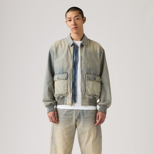 LEVI'S® MEN'S CORTLAND JACKET - MED INDIGO - WORN IN