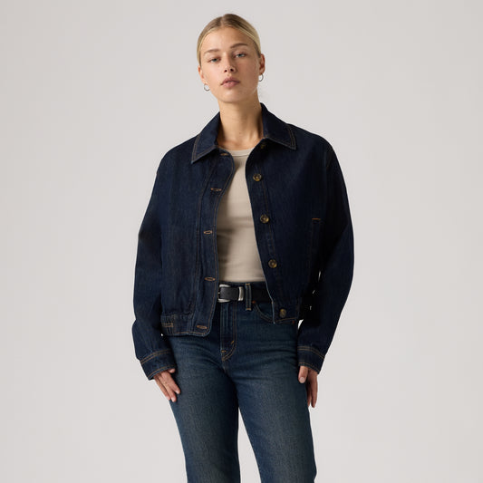 LEVI'S® WOMEN'S CHARLI WESTERN UTILITY JACKET - BLUES