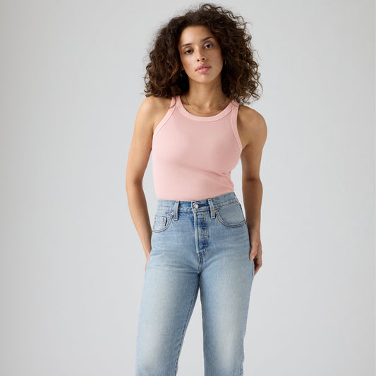 LEVI'S® WOMEN'S ESSENTIAL RACER TANK - BLUE