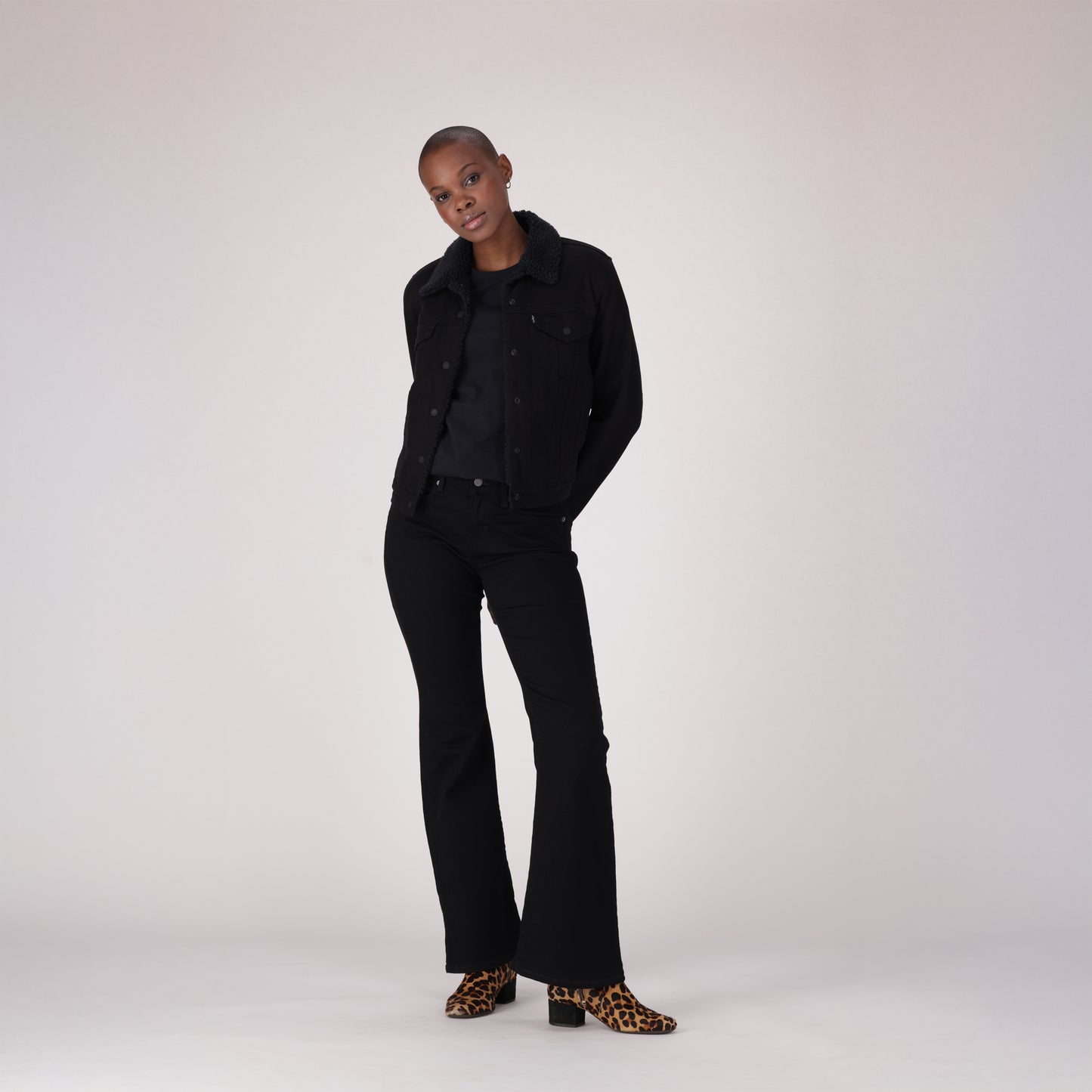 LEVI'S® WOMEN'S CURVY FLARE - BLACK