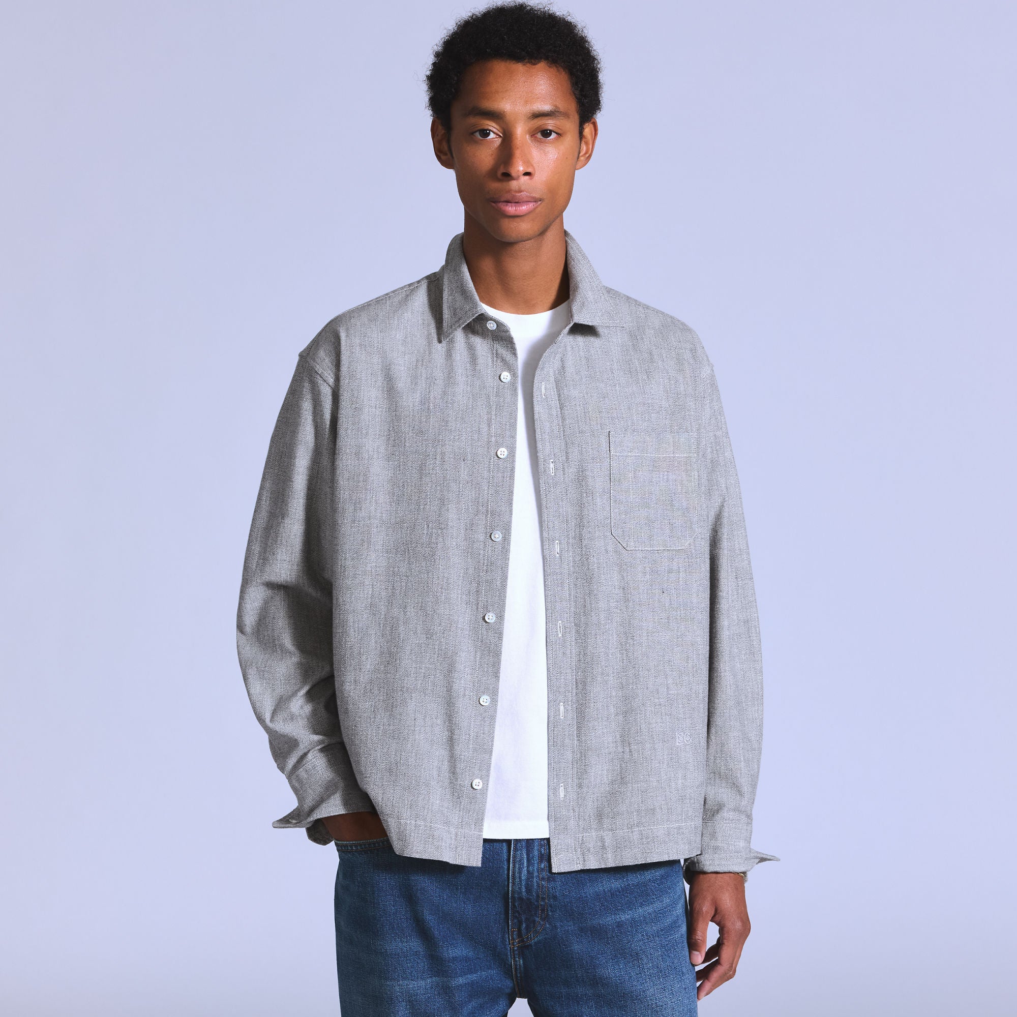LEVI'S® BLUE TAB™ MEN'S BOXY SHIRT - GREY