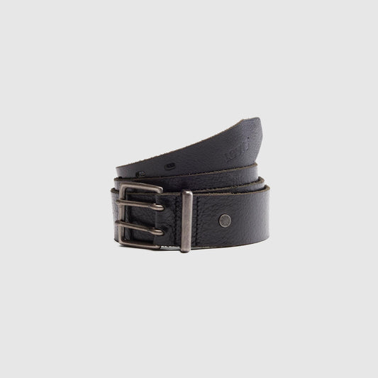 LEVI'S® MEN'S POTRERO DOUBLE PRONG BELT - BLACK