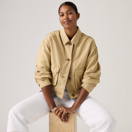 LEVI'S® WOMEN'S MARLOWE UTILITY HERITAGE JACKET - MULTI COLOUR