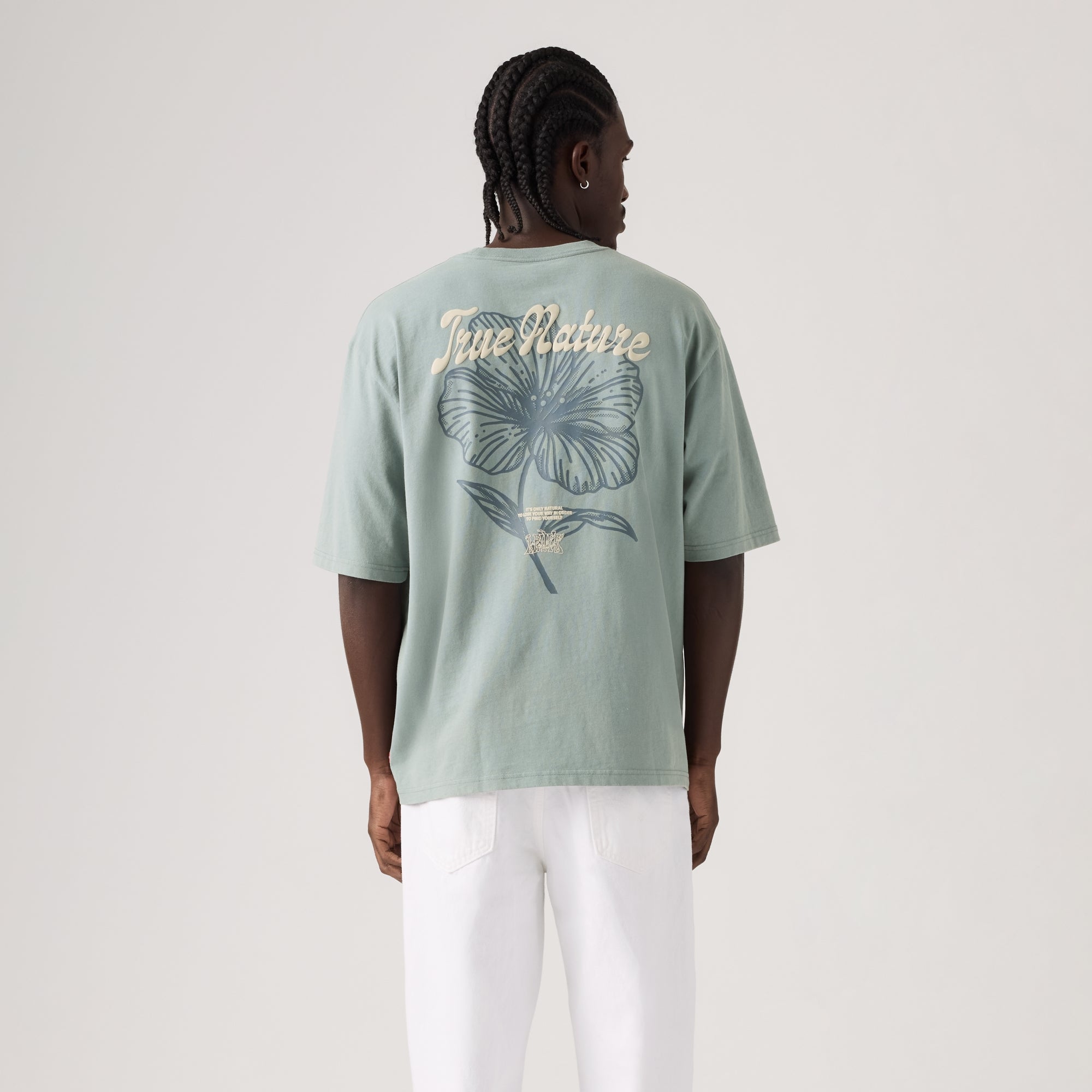 LEVI'S® MEN'S HALF-SLEEVE T-SHIRT - GREEN
