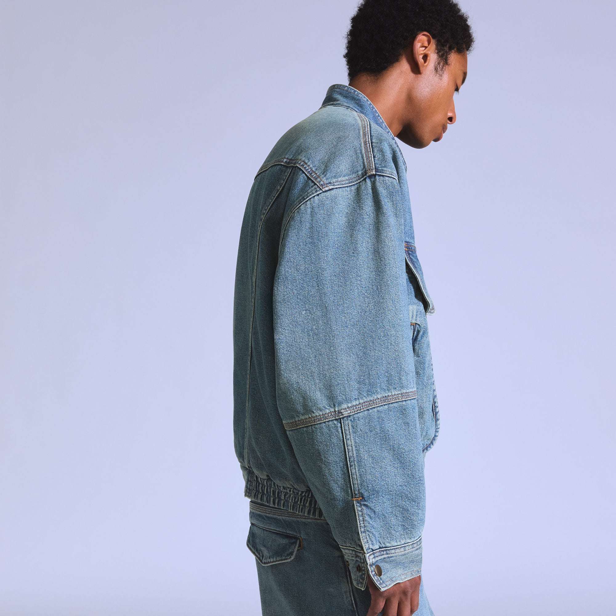 LEVI'S® BLUE TAB™ MEN'S DENIM BOMBER JACKET - BLUE
