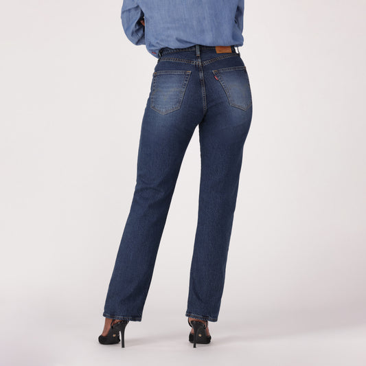 LEVI'Sยฎ WOMEN'S 501ยฎ CURVE JEANS - MED INDIGO - WORN IN