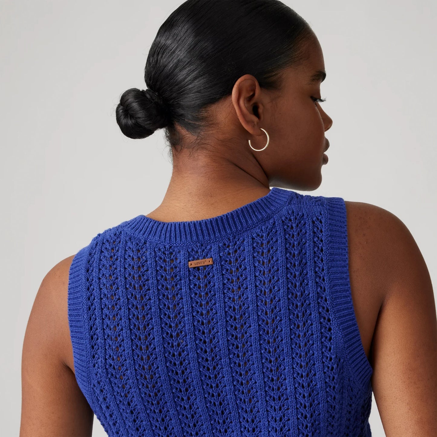 LEVI'S® WOMEN'S SUNRISE CROCHET TANK - BLUE