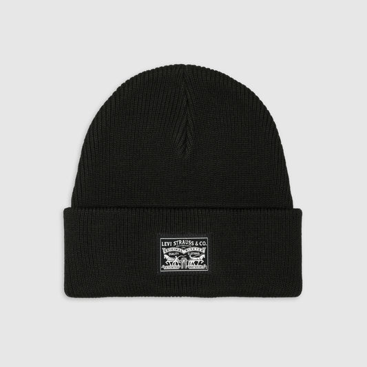 LEVI'S® MEN'S BACKPATCH BEANIE - BLACK