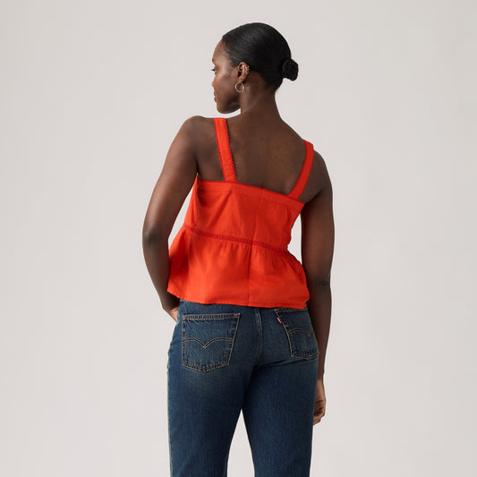 LEVI'S® WOMEN'S MIMI BLOUSE - RED