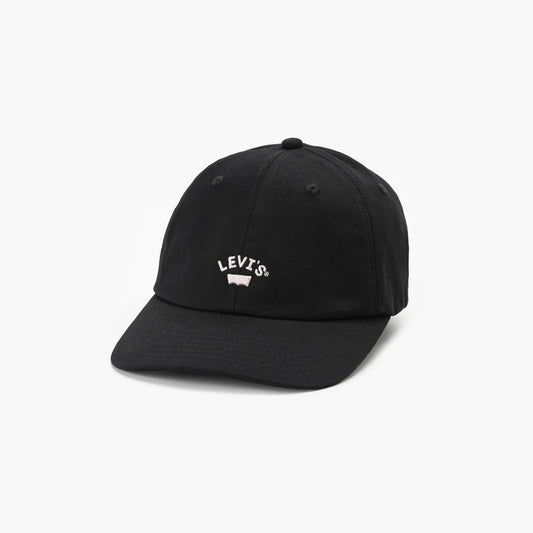 LEVI'Sยฎ WOMEN'S LAZY GIRL LOGO CAP - BLACK