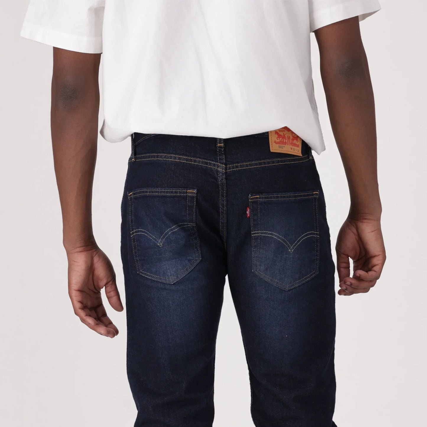 LEVI'S® MEN'S 502™ TAPER JEANS - DARK INDIGO - WORN IN