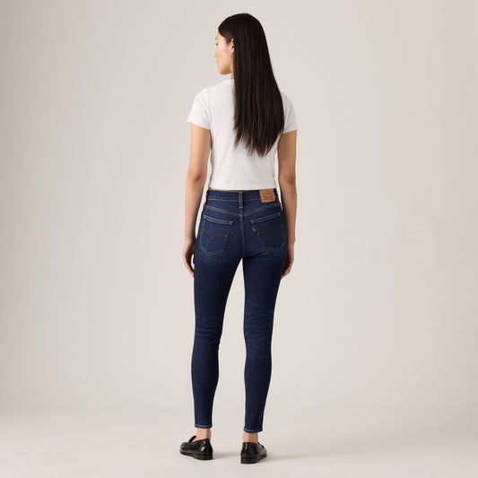 LEVI'S® WOMEN'S 720 HIGH-RISE SUPER SKINNY JEANS - DARK INDIGO WORN IN