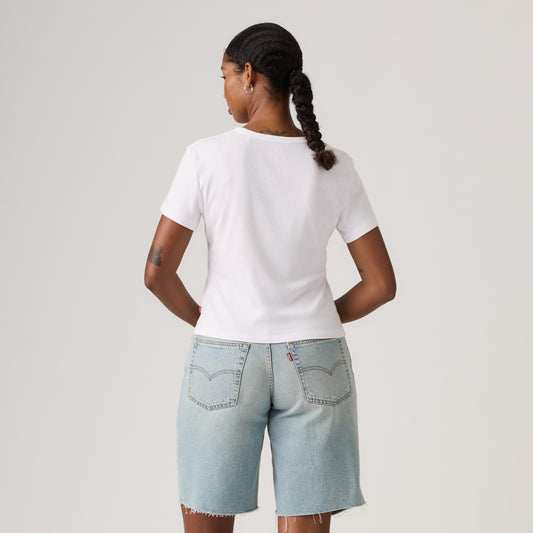 LEVI'S® WOMEN'S GRAPHIC RICKIE T-SHIRT - WHITE