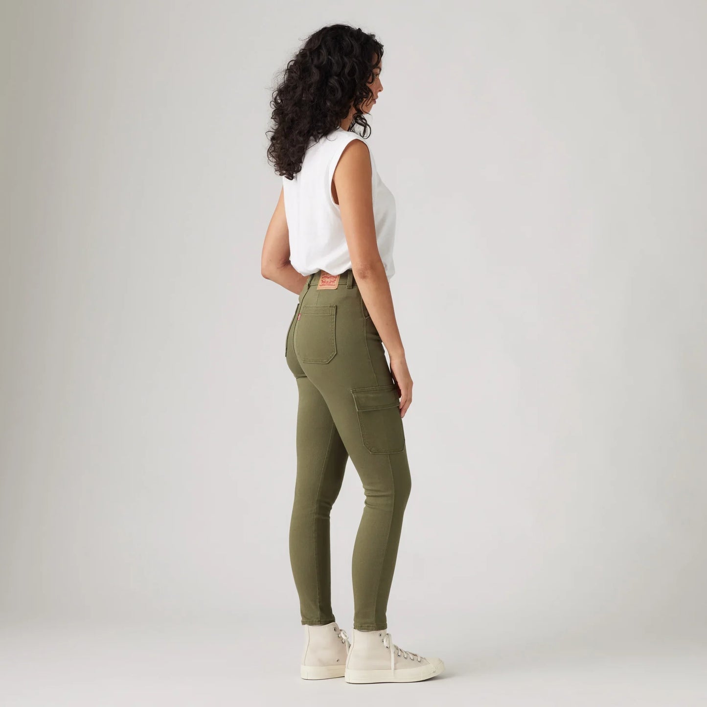LEVI'S® WOMEN'S 721 HIGH-RISE SKINNY CARGOS - GREEN
