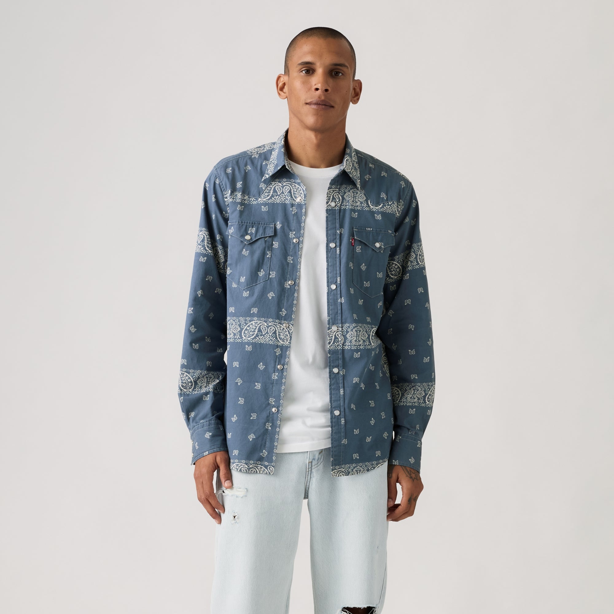 LEVI'S® MEN'S CLASSIC STANDARD FIT WESTERN SHIRT - MULTI COLOUR