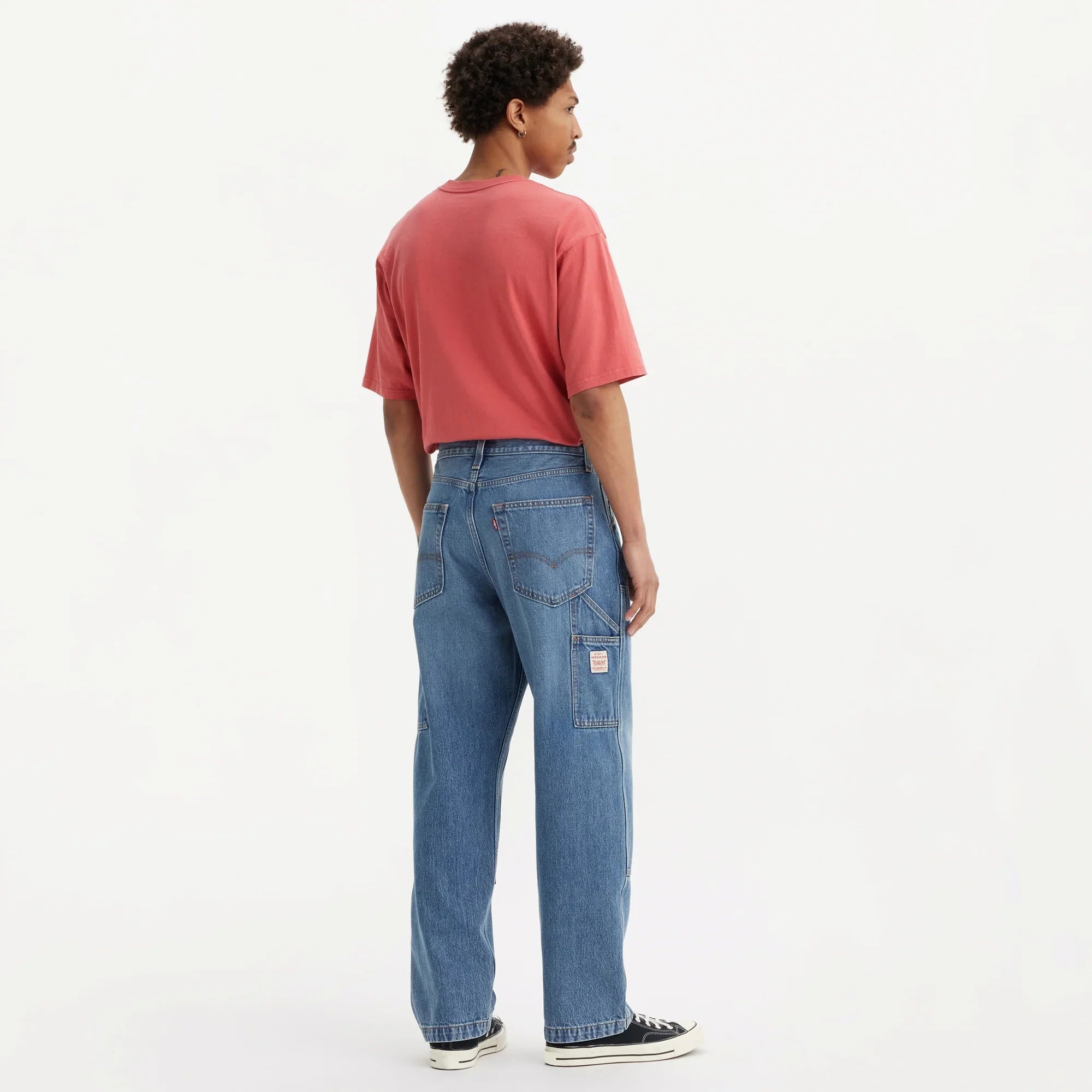 LEVI'S® MEN'S 568™ LOOSE STRAIGHT DOUBLE-KNEE CARPENTER - MEDIUM WASH