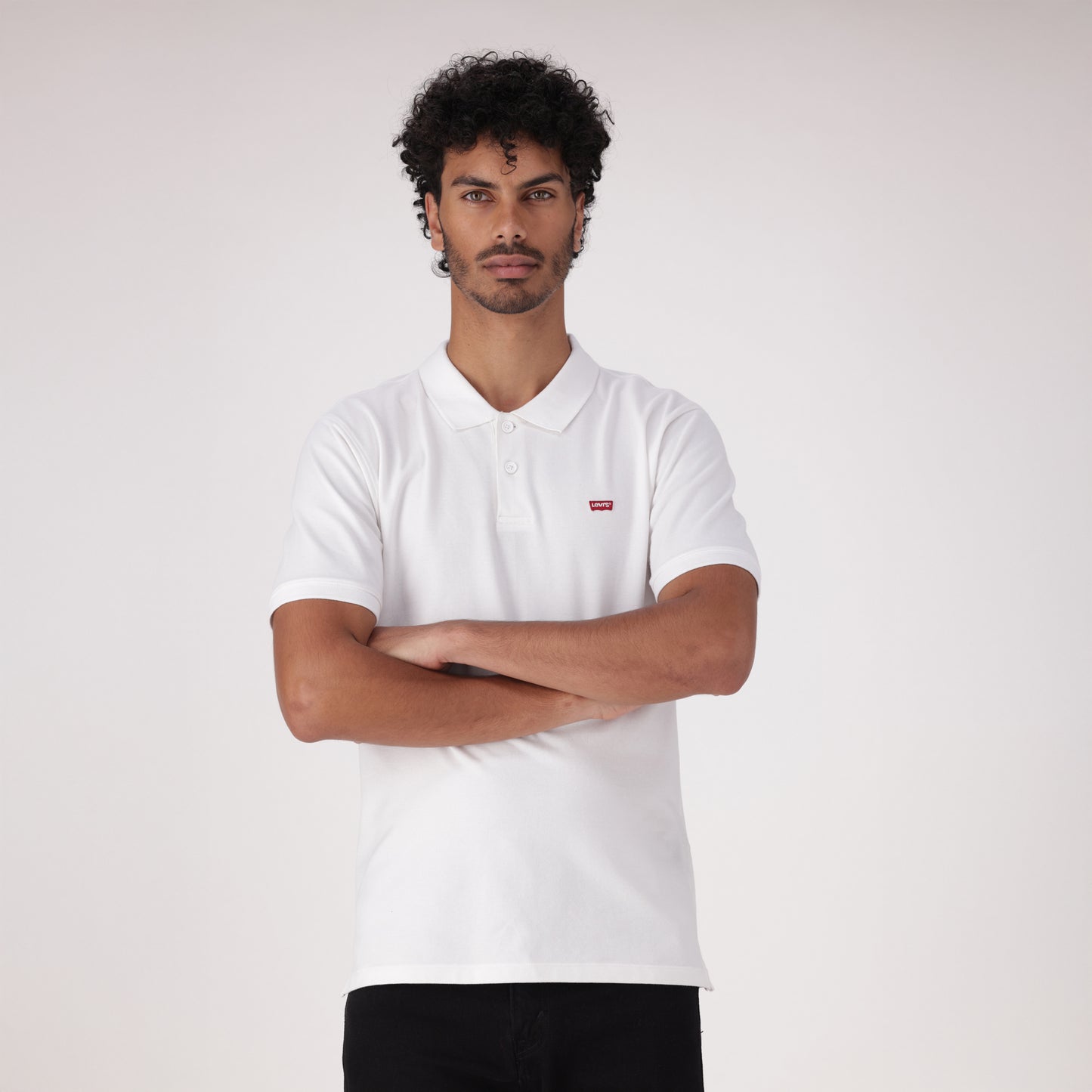 LEVI'S® MEN'S HOUSEMARK POLO SHIRT - WHITE