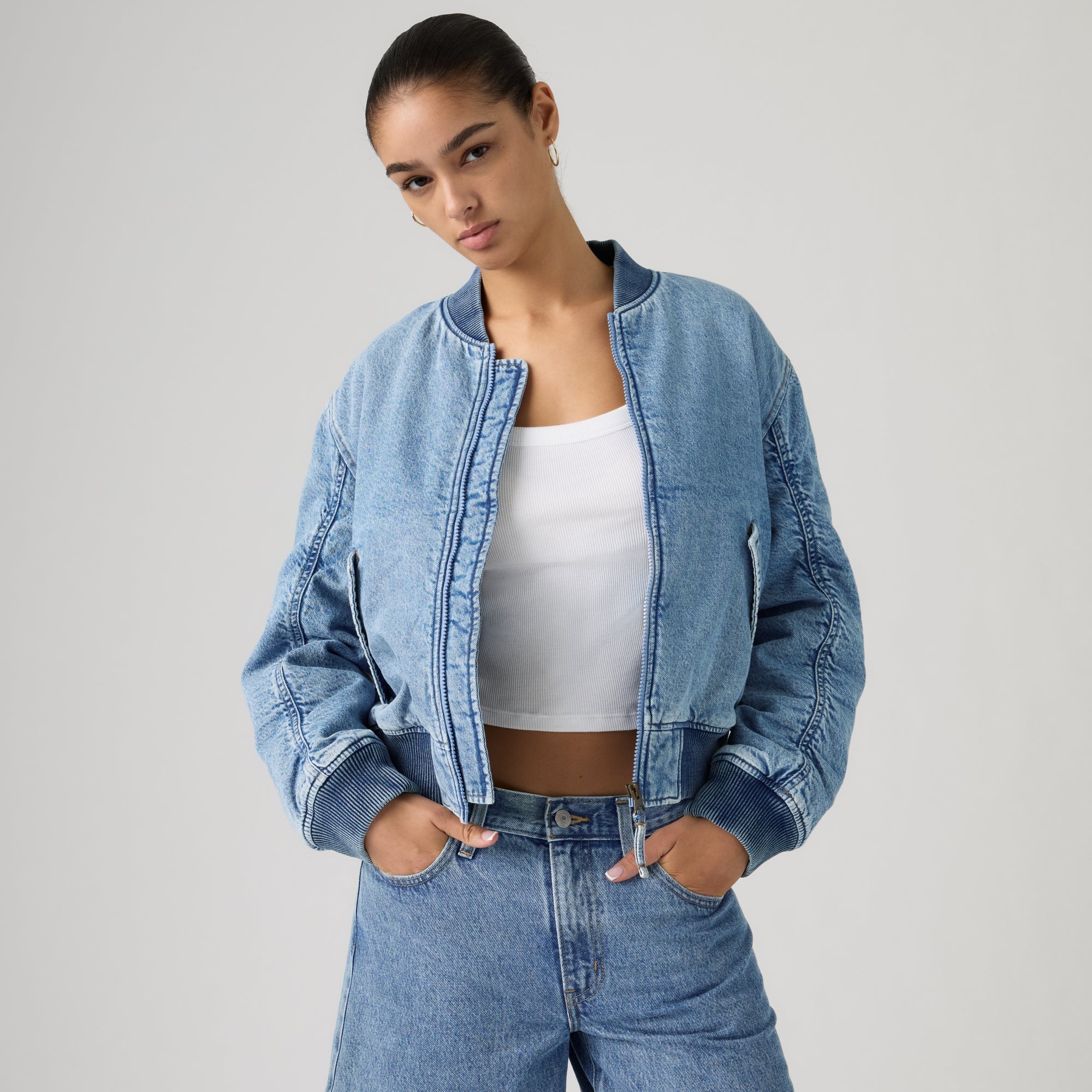 LEVI'S® WOMEN'S SCOUT WESTERN BOMBER JACKET - MULTI COLOUR