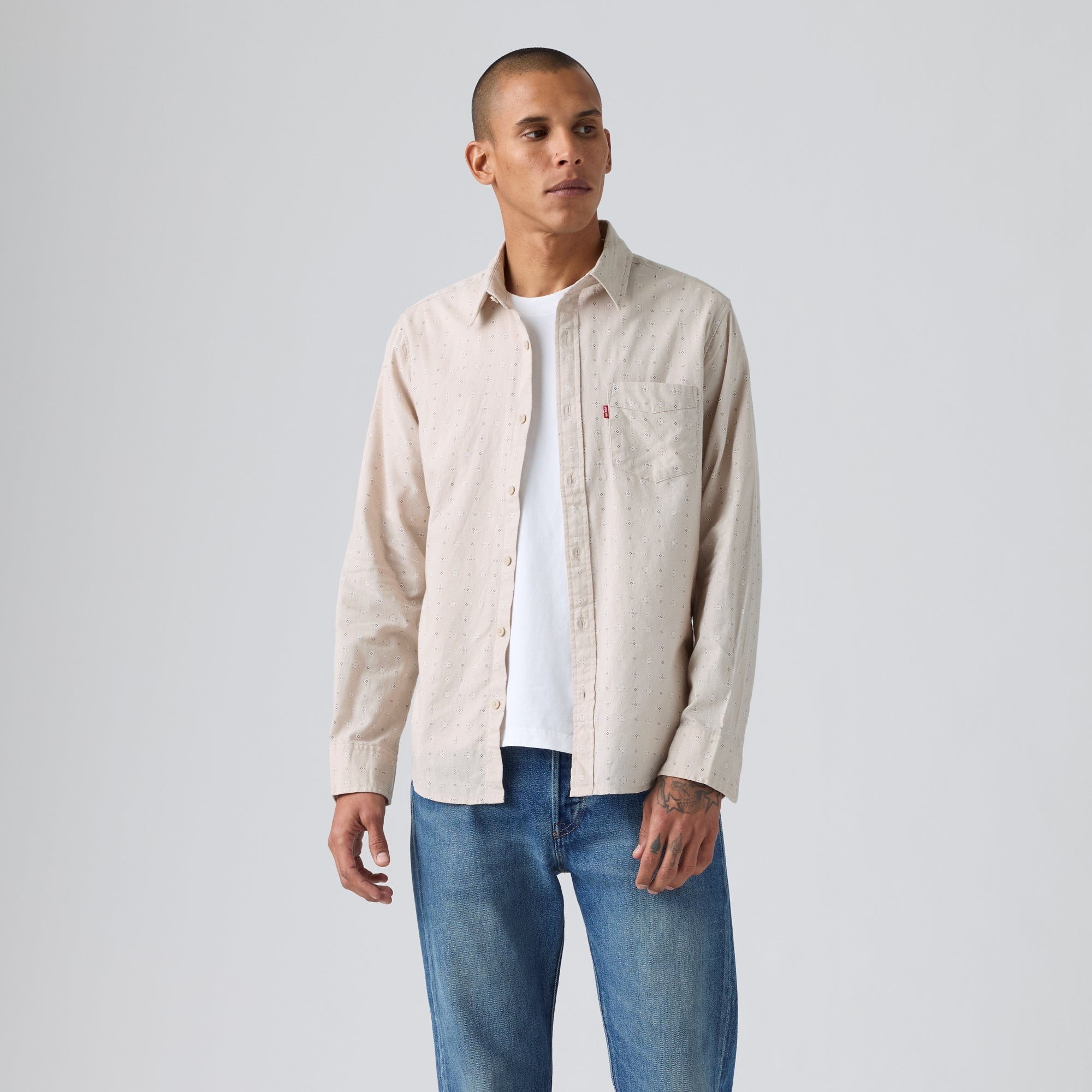 LEVI'S® MEN'S CLASSIC POCKET STANDARD FIT SHIRT - MULTI COLOUR
