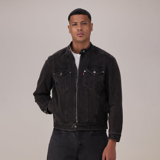 LEVI'S® MEN'S TWISTED MOTO JACKET - BLACK