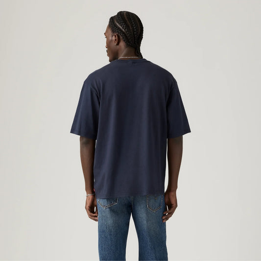 LEVI'S® MEN'S HALF-SLEEVE GRAPHIC POCKET T-SHIRT - BLUE