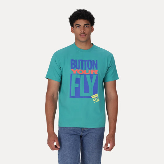 LEVI'S® MEN'S GRAPHIC VINTAGE FIT T-SHIRT - GREEN