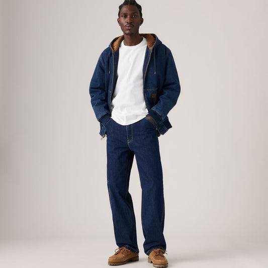 LEVI'S® MEN'S 568™ LOOSE STRAIGHT CARPENTER - MED INDIGO - WORN IN