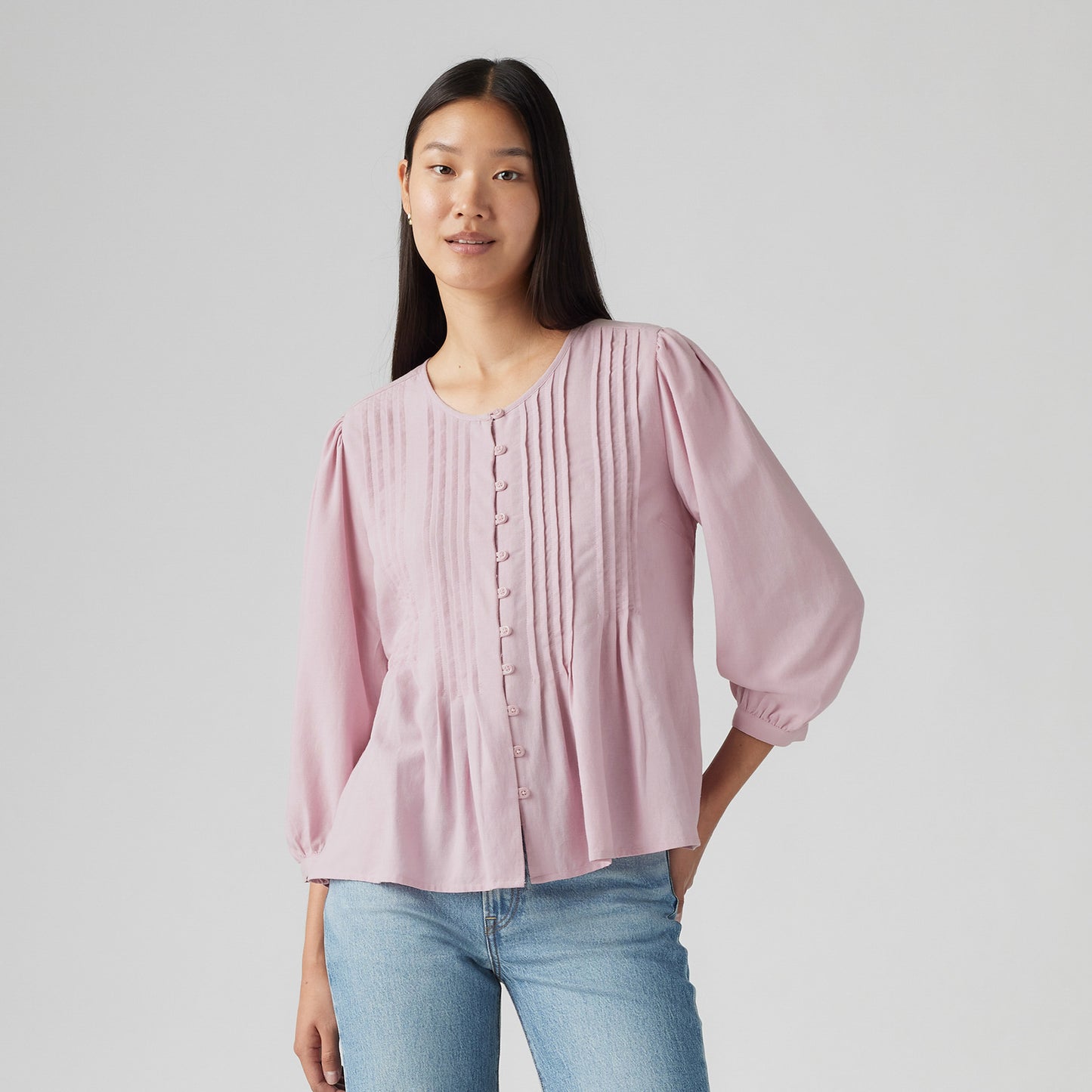 LEVI'S® WOMEN'S GINA BLOUSE - BLUE