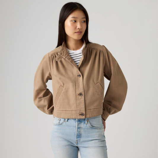 LEVI'S® WOMEN'S PARKER PRETTY SHORT COAT - MULTI COLOUR