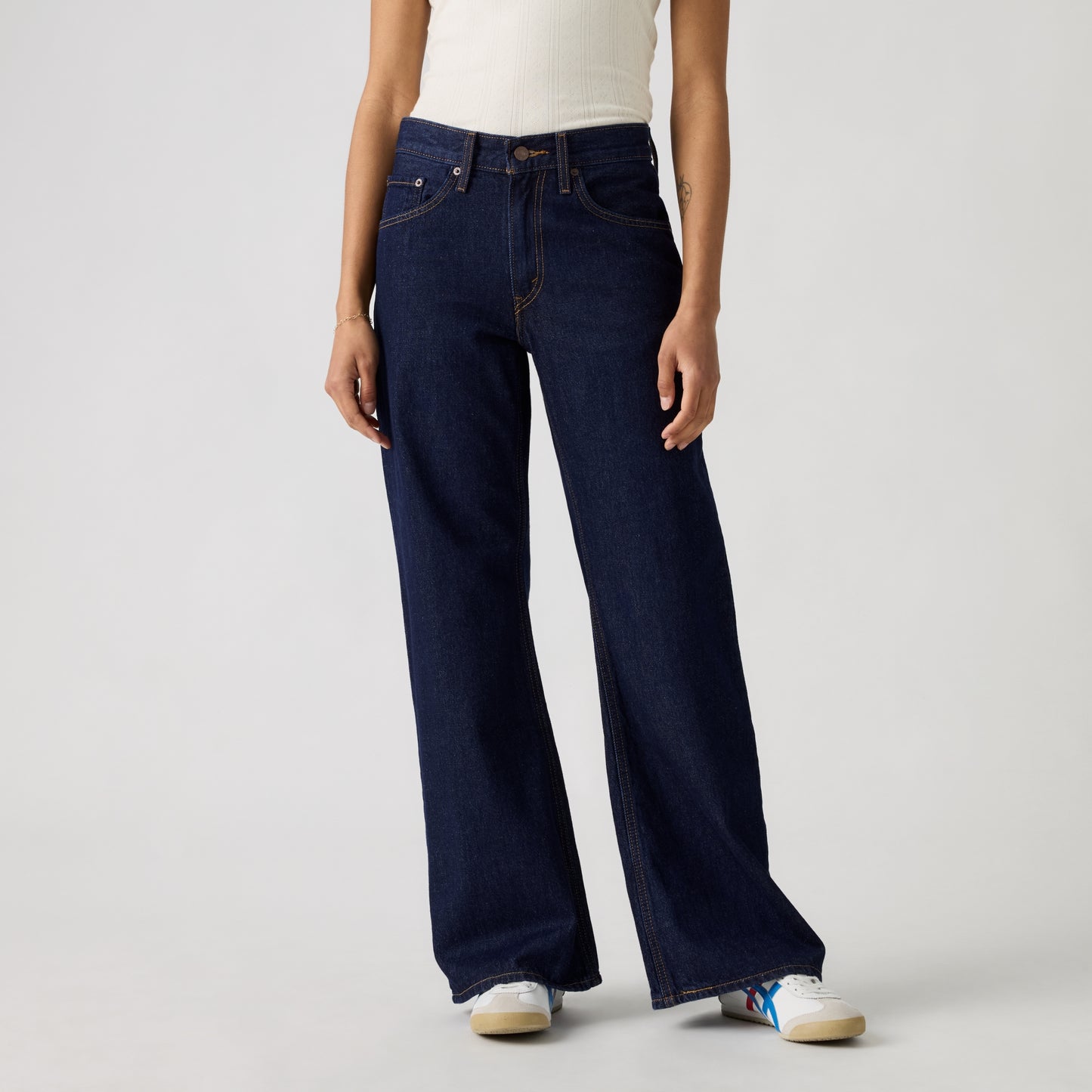 LEVI'S® WOMEN'S LOOSE BOOT JEANS - DARK INDIGO - FLAT FINISH