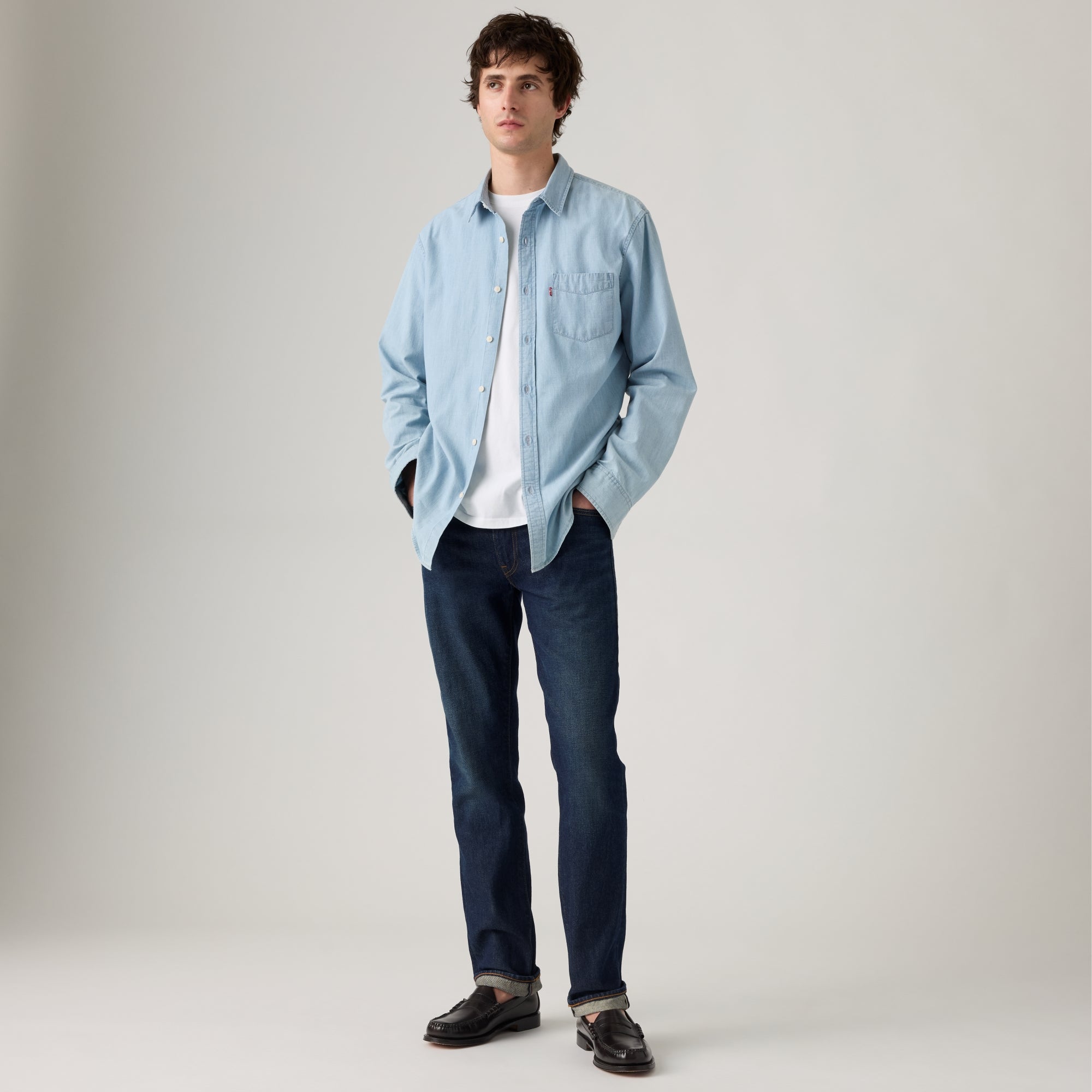 LEVI'S® MEN'S 511™ SLIM JEANS - DARK INDIGO WORN IN