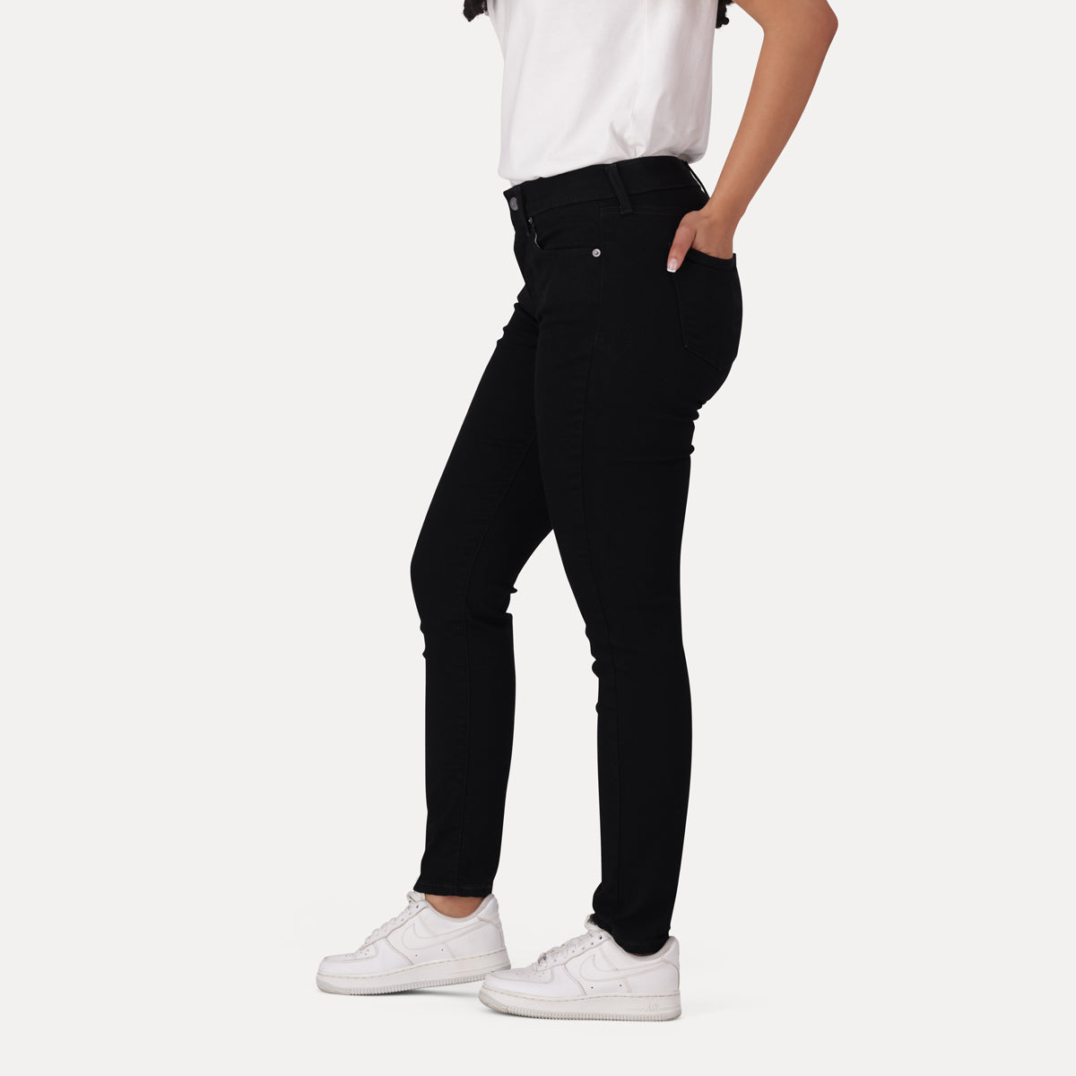 LEVI'S® WOMEN'S CURVY HIGH-RISE SUPER SKINNY - BLACK