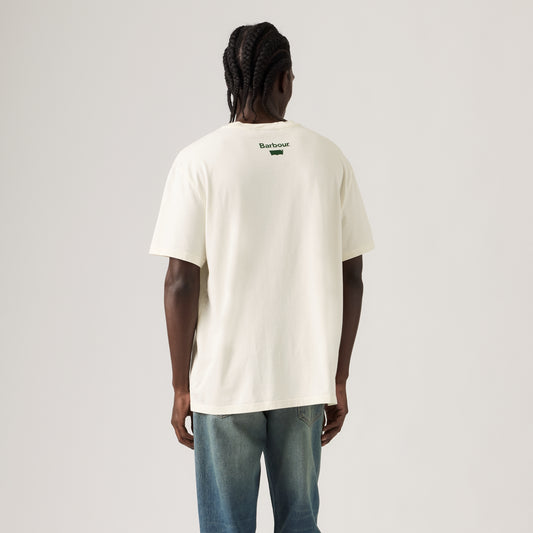 LEVI'S® X BARBOUR GRAPHIC T-SHIRT - WHITE
