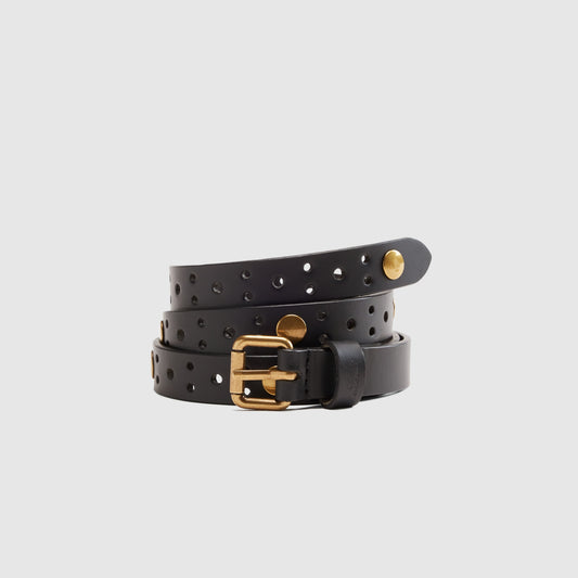 LEVI'S® WOMEN'S HARPER STUDDED BELT - BLACK