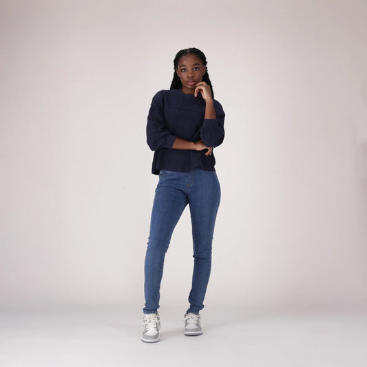 LEVI'S® WOMEN'S JEGGINGS - MED INDIGO - FLAT FINISH