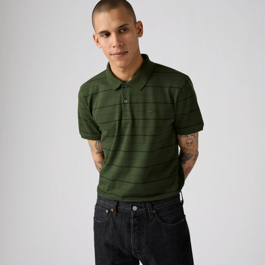 LEVI'S® MEN’S SLIM HOUSEMARK POLO SHIRT - GREEN