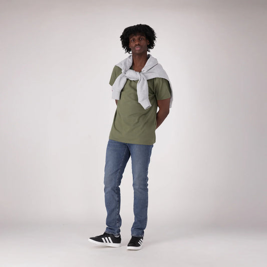 LEVI'S® MEN'S ORIGINAL HOUSEMARK V-NECK T-SHIRT - GREEN