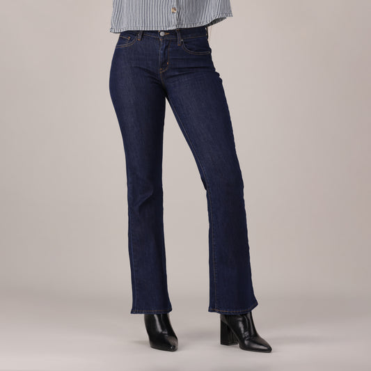 LEVI'S® WOMEN'S CURVY FLARE - DARK INDIGO - FLAT FINISH