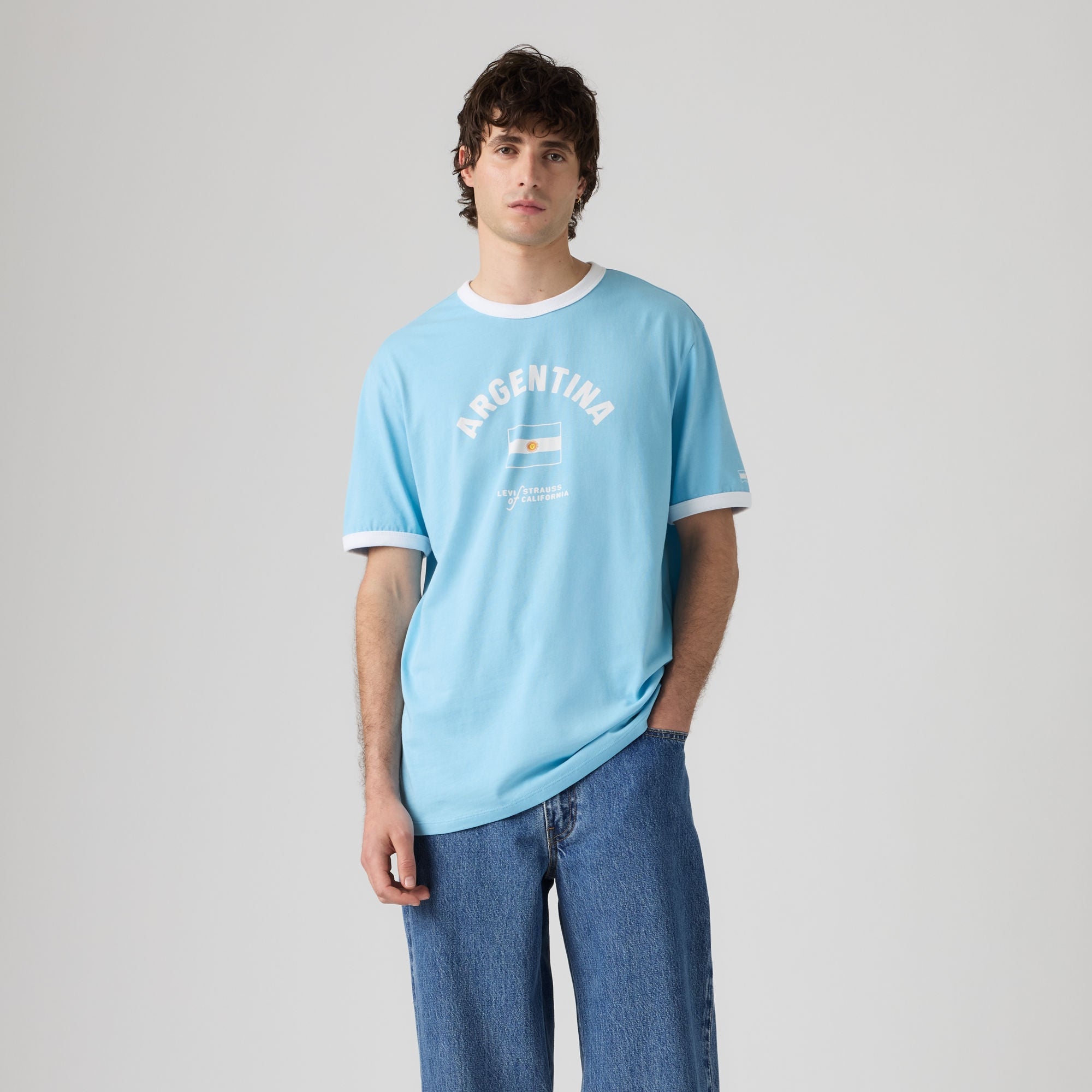 LEVI'S® ARGENTINA MEN'S RINGER TEE - MULTI COLOUR