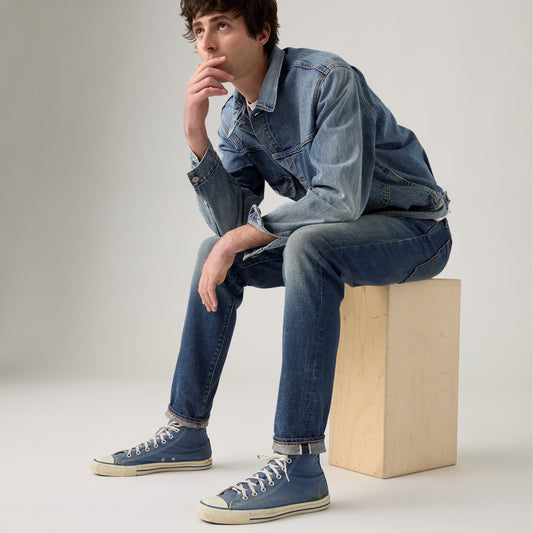 LEVI'S® MEN'S 512™ SLIM TAPER JEANS - DARK INDIGO  WORN IN