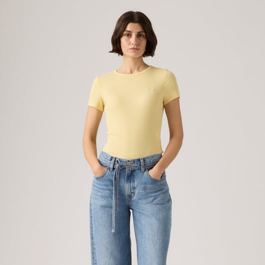 LEVI'S® WOMEN'S HAYES TEE - MED INDIGO - WORN IN