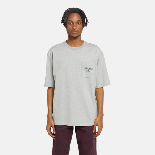 LEVI'S® MEN'S HALF-SLEEVE GRAPHIC POCKET T-SHIRT - GREY