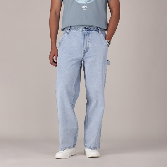 LEVI'S® MEN'S EXTRA BAGGY UTILITY - LIGHT INDIGO - WORN IN