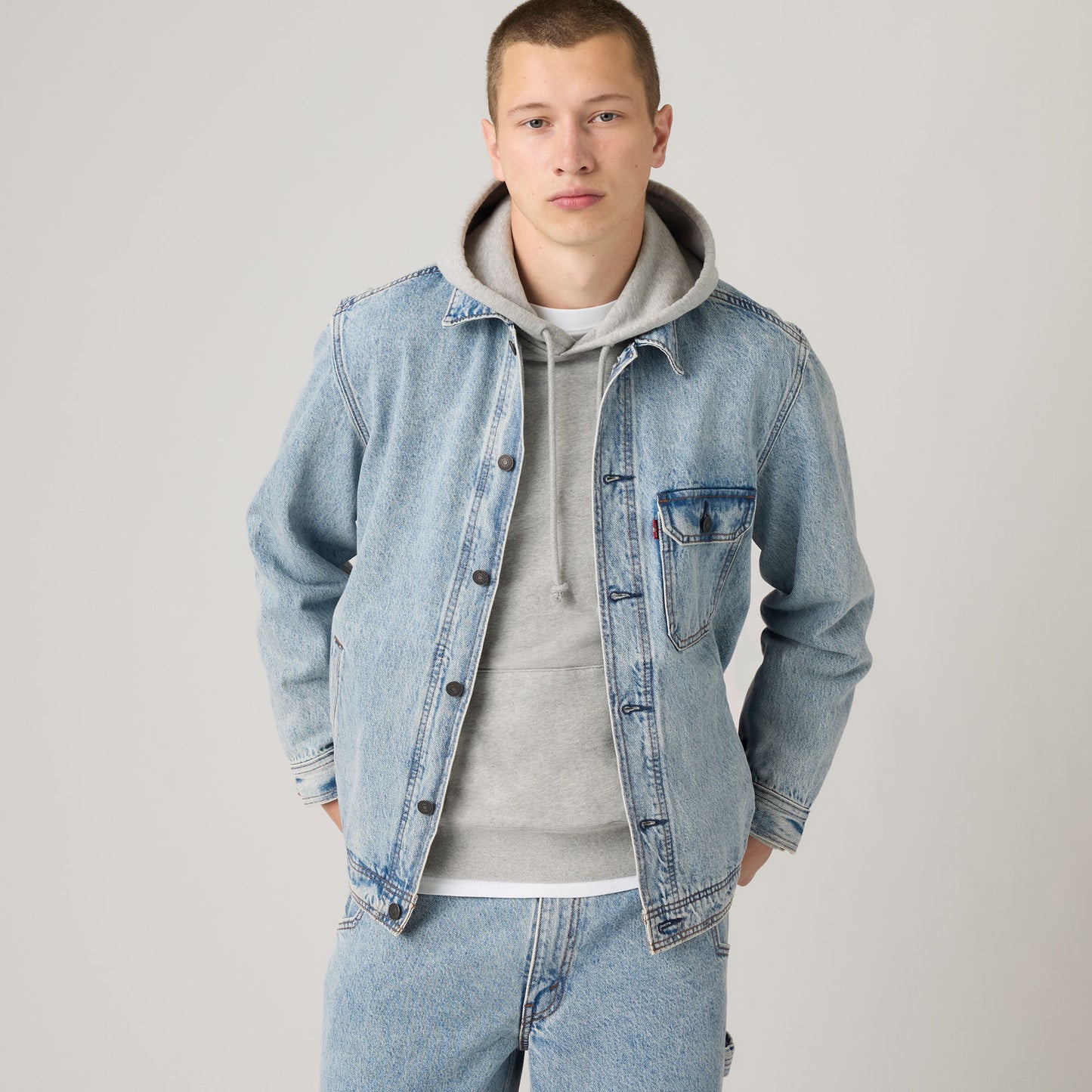 LEVI'S® MEN'S WALNUT SPRINGS TRUCKER JACKET - MULTI-COLOR