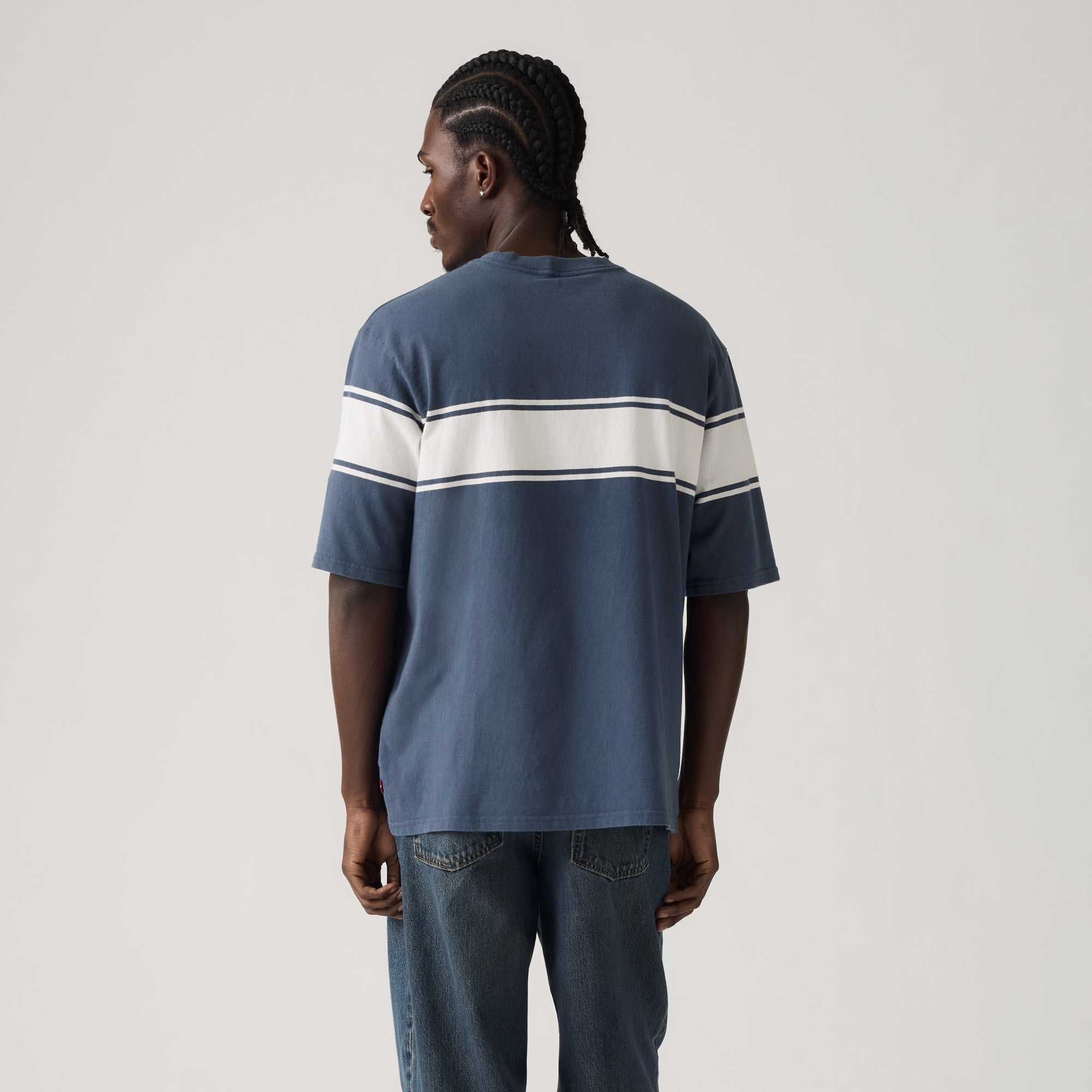 LEVI'S® MEN'S HALF-SLEEVE T-SHIRT - BLUE