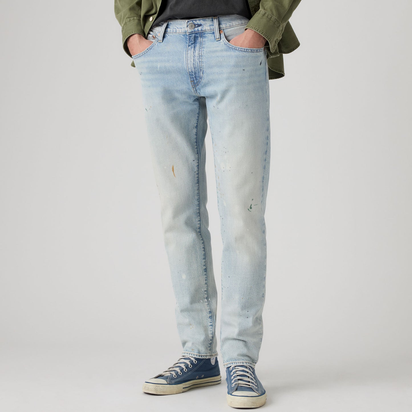 LEVI'S® MEN'S 512™ SLIM TAPER JEANS - LIGHT INDIGO - WORN IN
