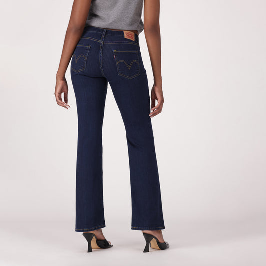 LEVI'S® WOMEN'S CURVY FLARE - DARK INDIGO - FLAT FINISH